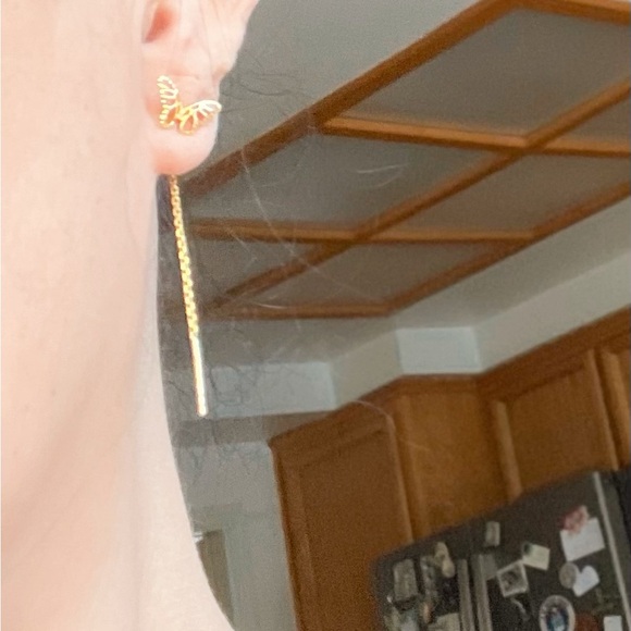 18k earring butterfly real gold - Picture 6 of 6